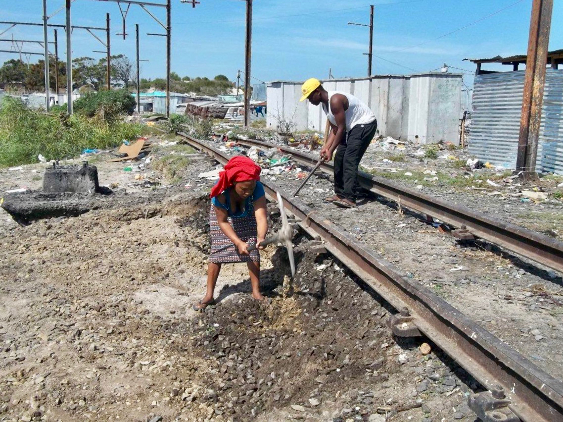 Railway Line Occupied As Rapid Philippi Informal Settlement Grows 